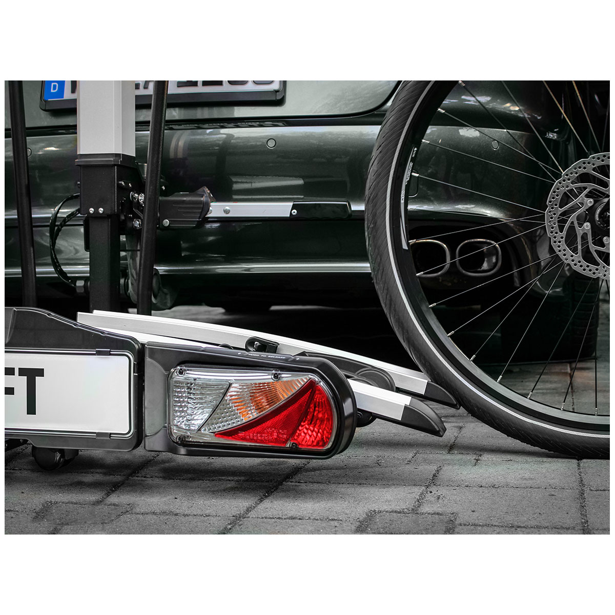 EUFAB Fahrrad-Kupplungsträger BIKE LIFT für 2 Fahrräder Bild 4