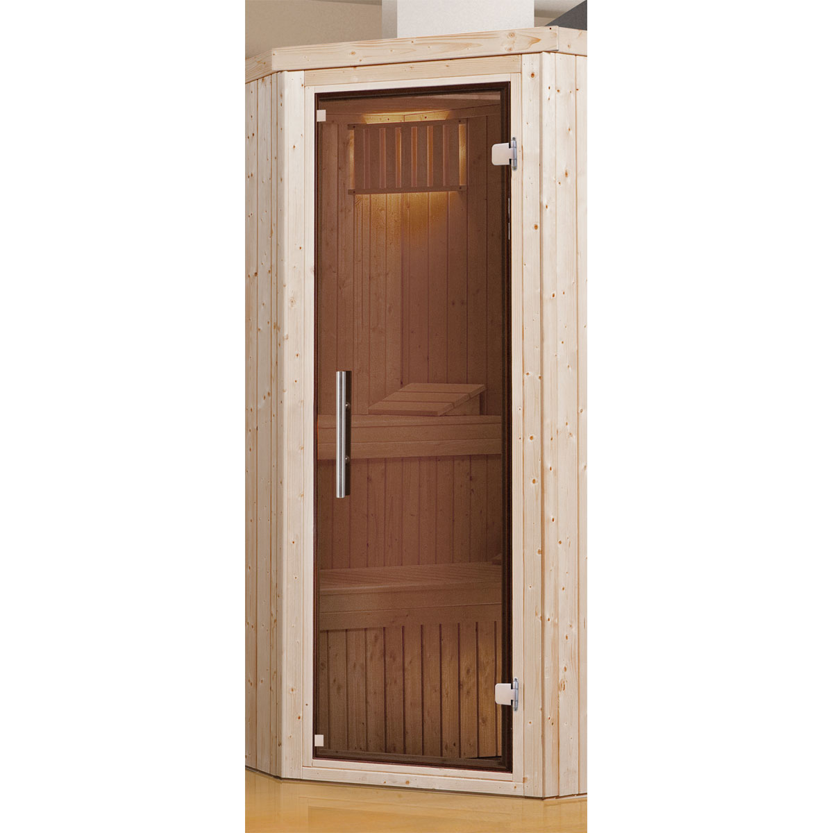 Weka Ganzglastür, Graphit Optik Bild 2