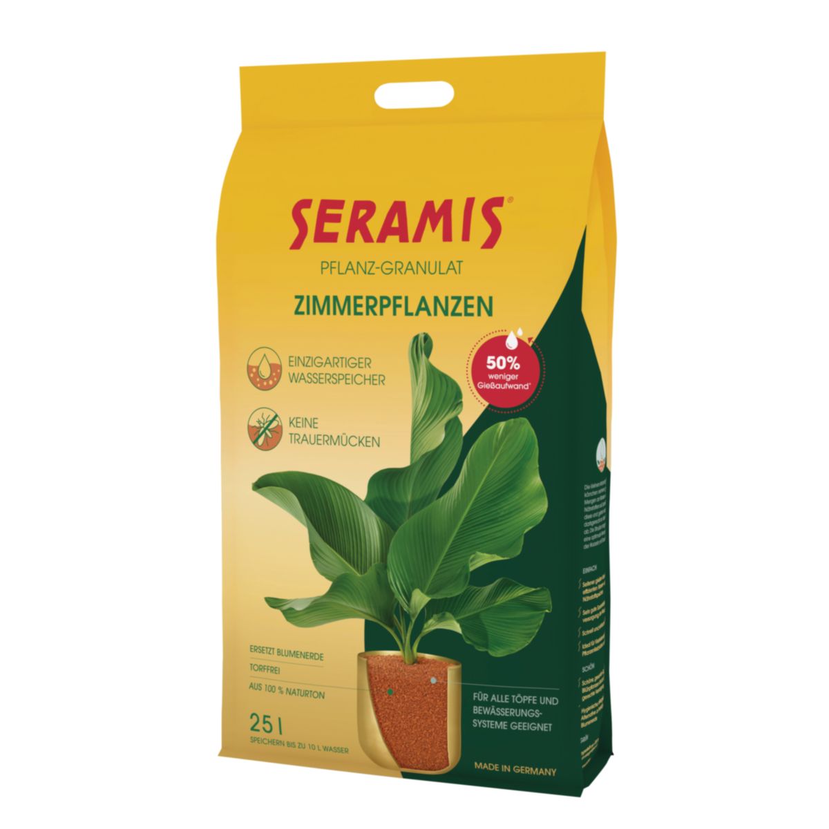 Seramis Pflanz-Granulat für Zimmerpflanzen 25 L