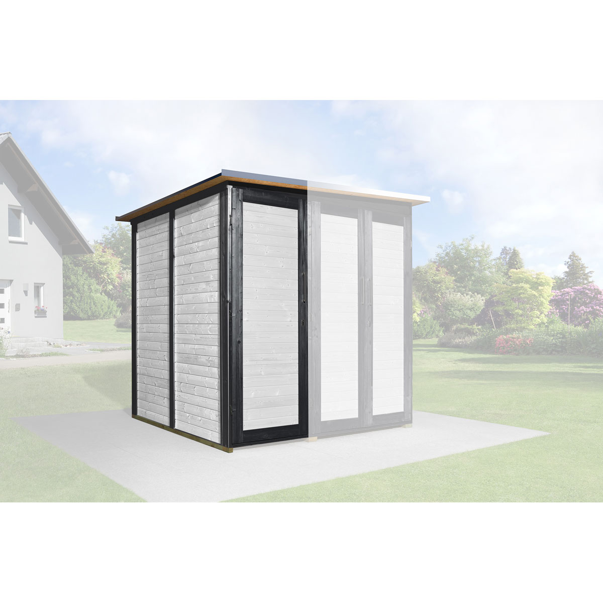 Garten [Q] Modul Save Bike anthrazit/weiß