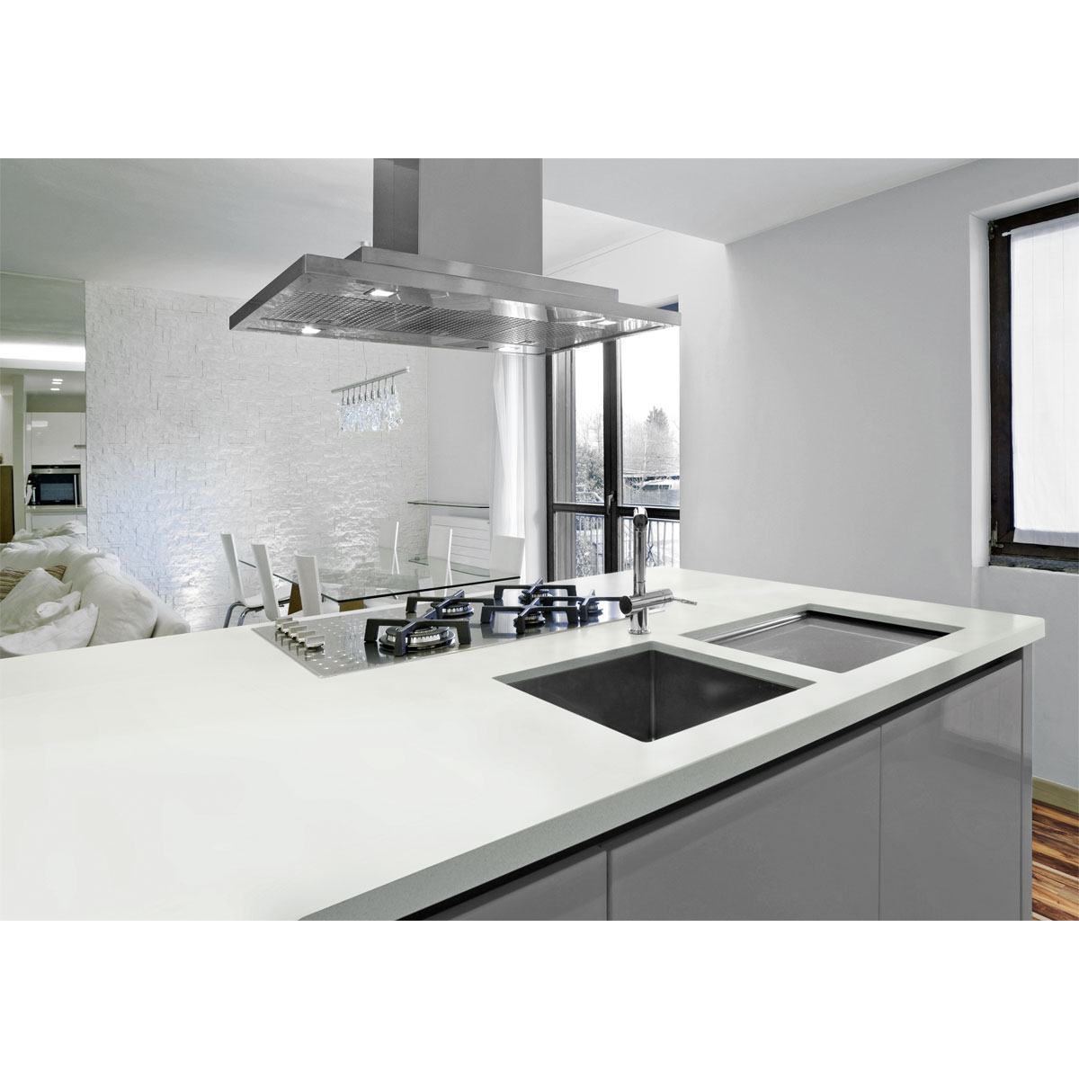 KAINDL Vielzweckplatte Weiß 260 x 60 x 2,8 cm Bild 2