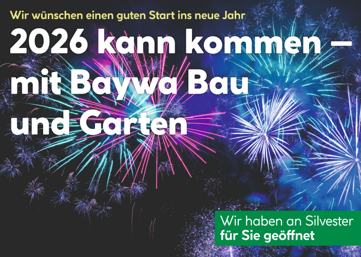 2026 kann kommen - Öffnungszeiten Silvester