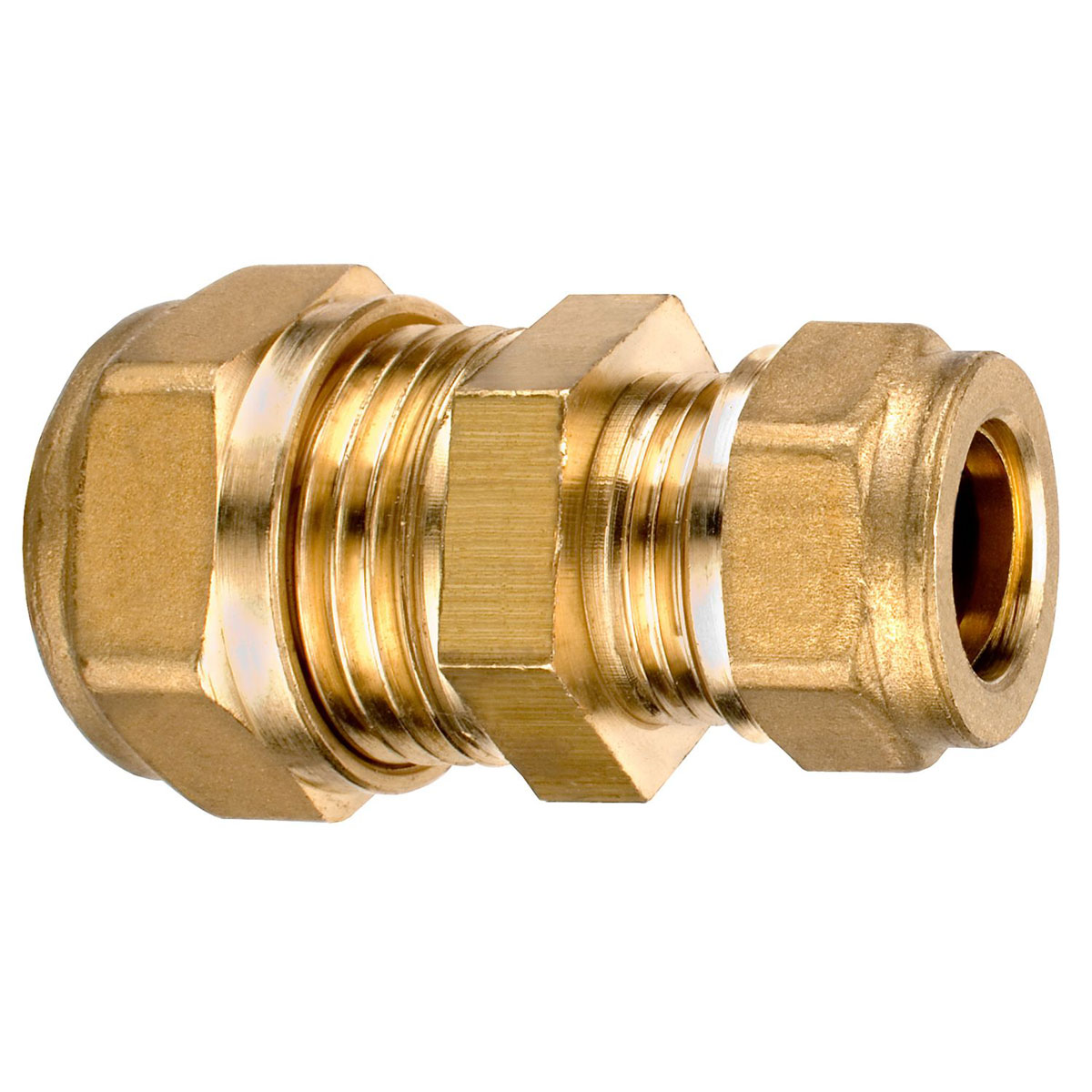 Cornat Messing Verschraubung 15 mm 12 mm doppelt