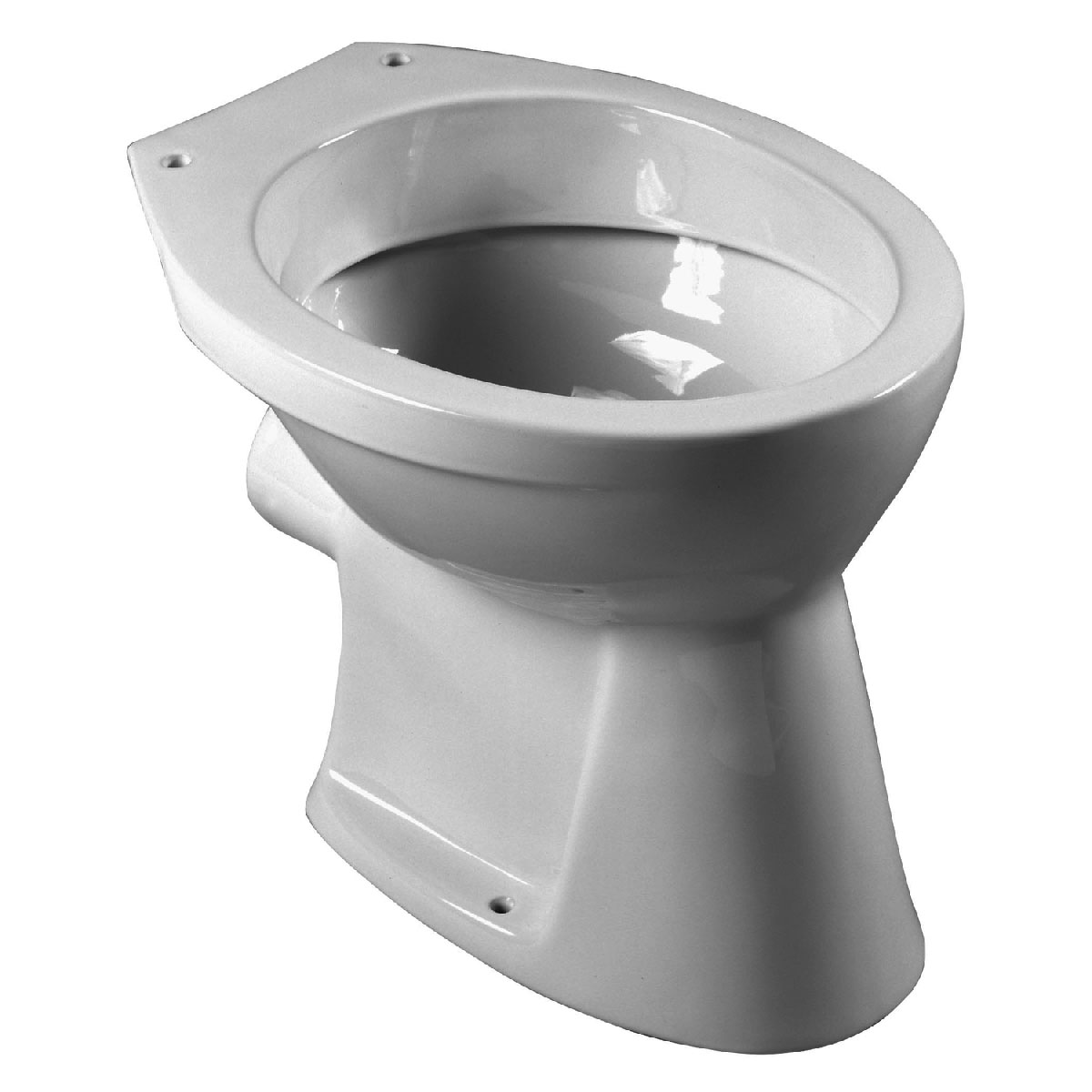 Cornat Stand-WC Alpha flach uni weiß