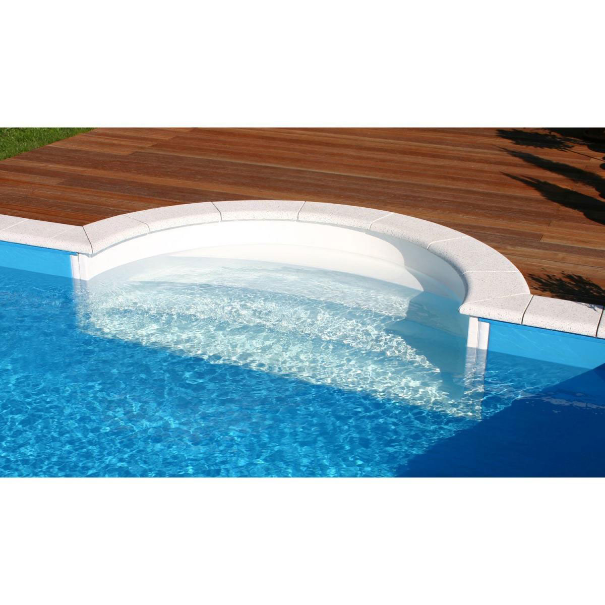 Styroporbecken-Set mit Römertreppe 800 x 400 x 150 cm P25 Bild 2