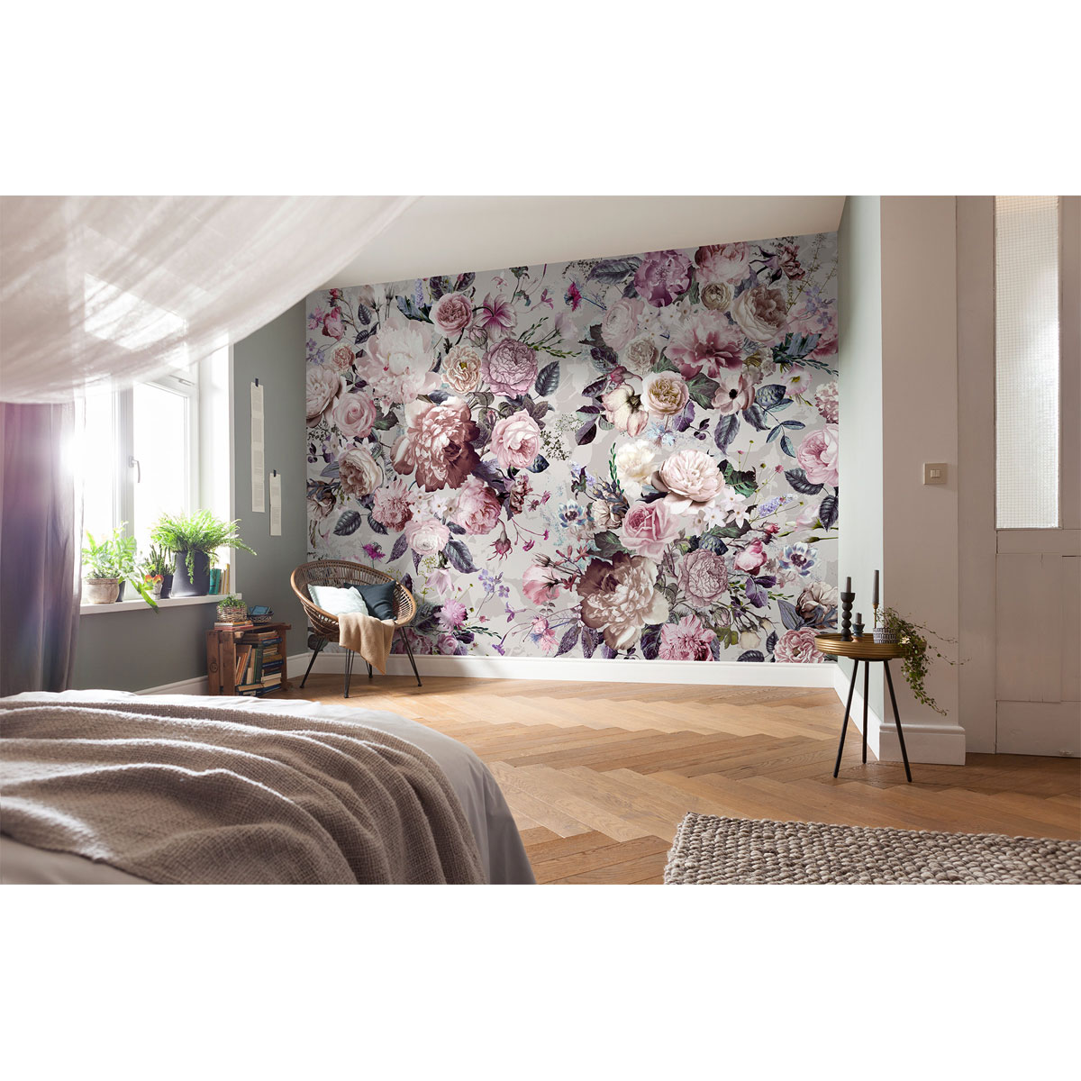 Komar  Vlies Fototapete Lovely Blossoms 350x250 cm