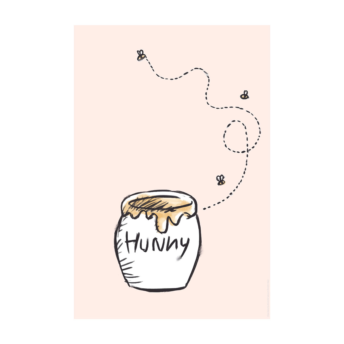 Komar  Wandbild Winnie the Pooh Hunny Pot 40x50 cm Bild 2