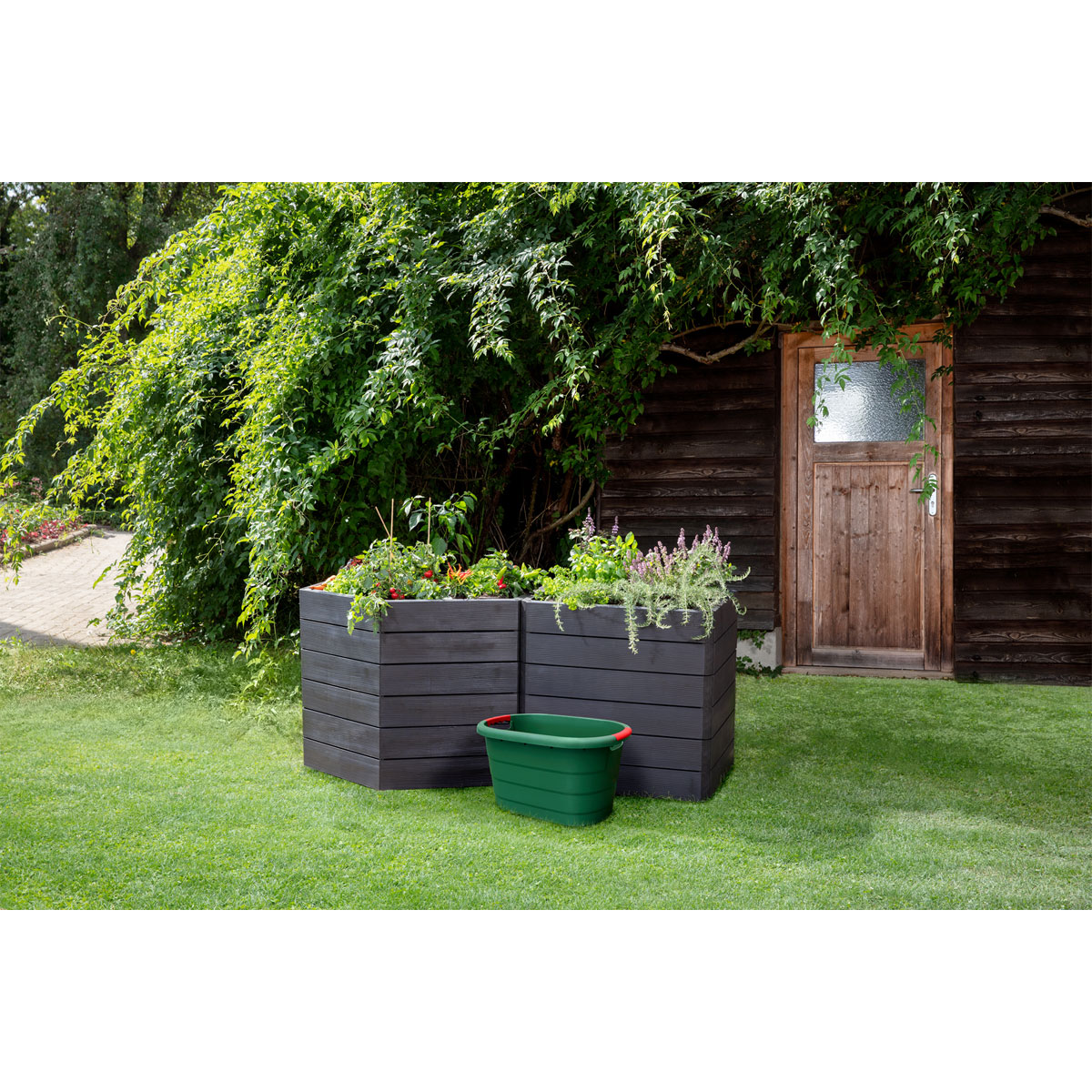 Garantia Universal-Behälter oval TONI 46 L grün Bild 2