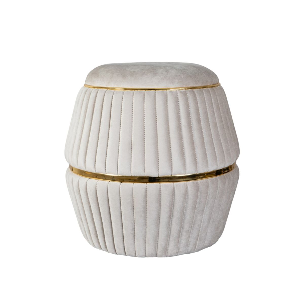 Hocker Doric 225 Braun gold