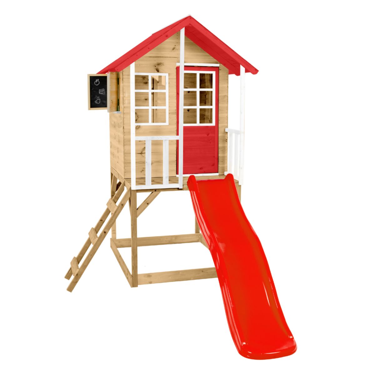 Zwerkules Spielhaus Lolla 1 inkl. Rutsche 270x148x224 cm