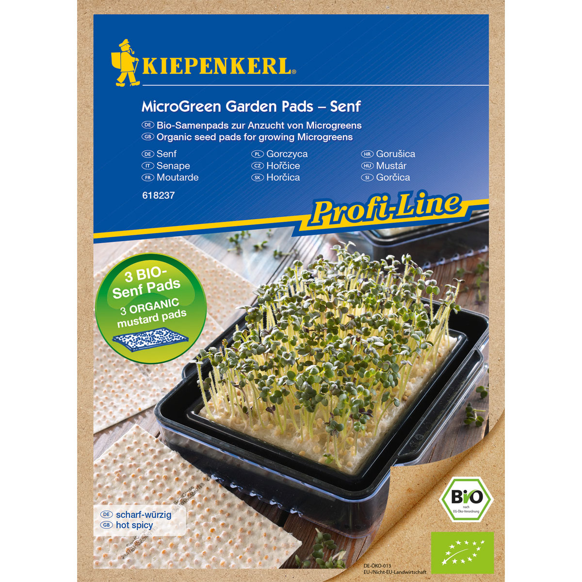 Kiepenkerl Nachfüllpads für Micro Green Garden BIO Senf Bild 1