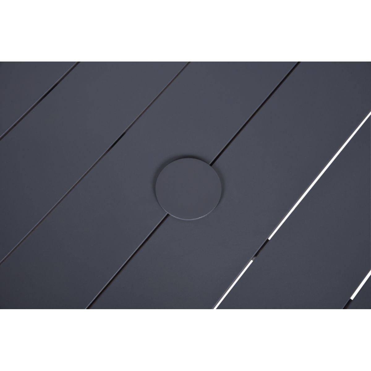 Garden Pleasure Rundtisch COSTA Aluminium, schwarz Bild 6