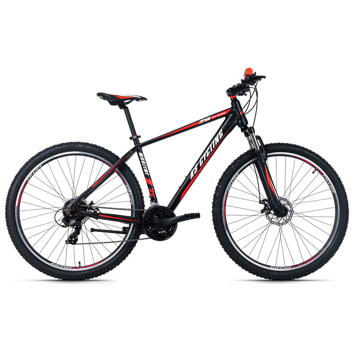 KS Cycling VTT semi-rigide 29" Morzine noir-rouge 48 cm 