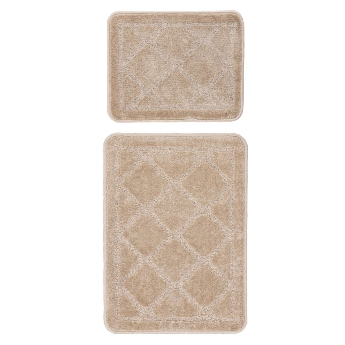 Badematte Lagoon 125 beige  2er-Set