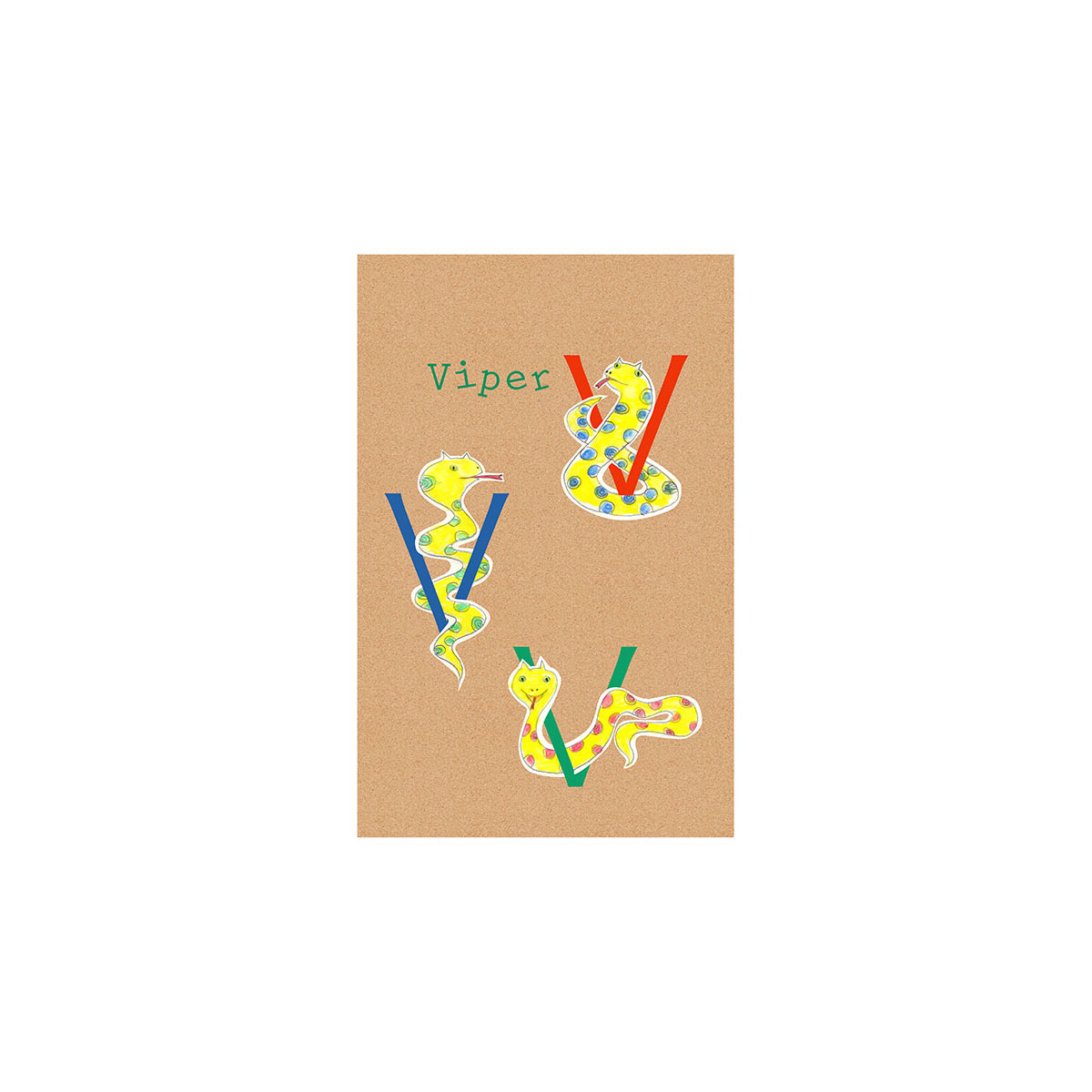 Komar  Wandbild ABC Animal V 40x50 cm Bild 2