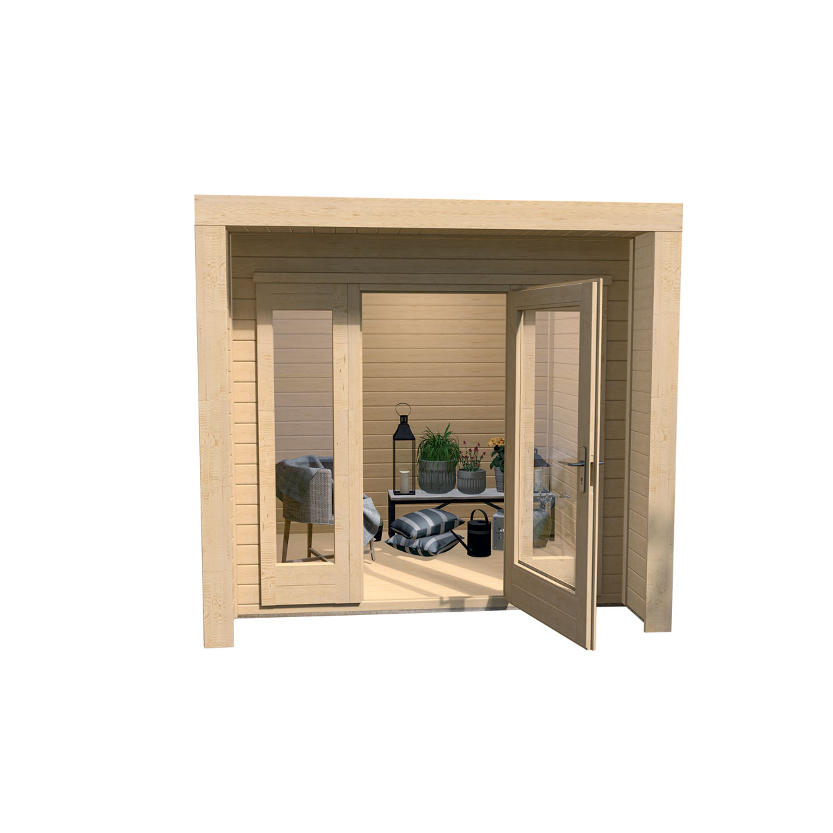 Weka Designhaus 263 Größe 1 235 x 241 cm beige Bild 2