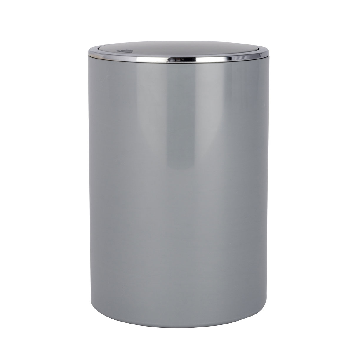 Wenko  Schwingdeckeleimer Inca Grey hochwertiger Kunststoff 5 L Bild 1