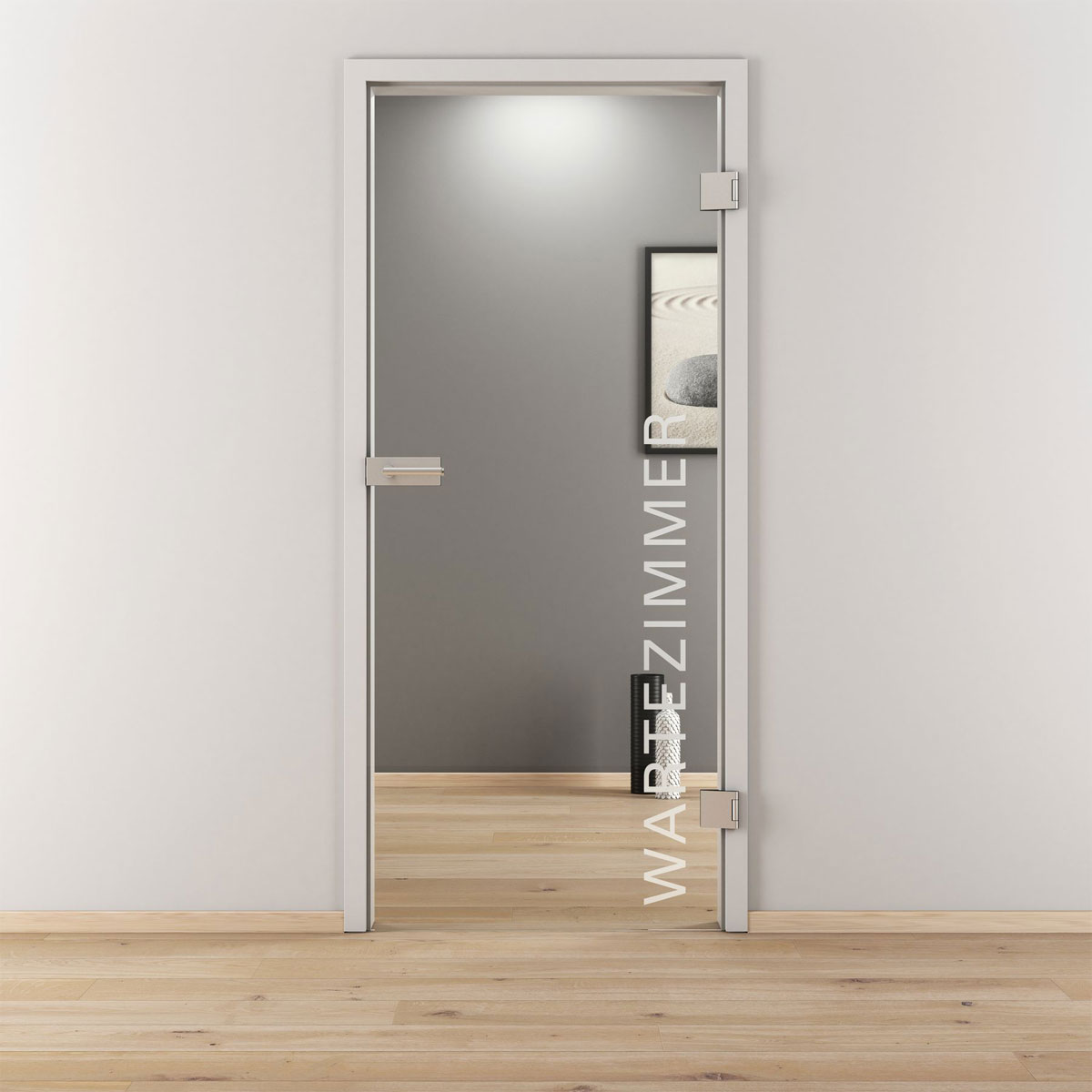 Novadoors Glasdrehtür NOVA 554 klar 95,9 x 197,2 cm Rechts Bild 1