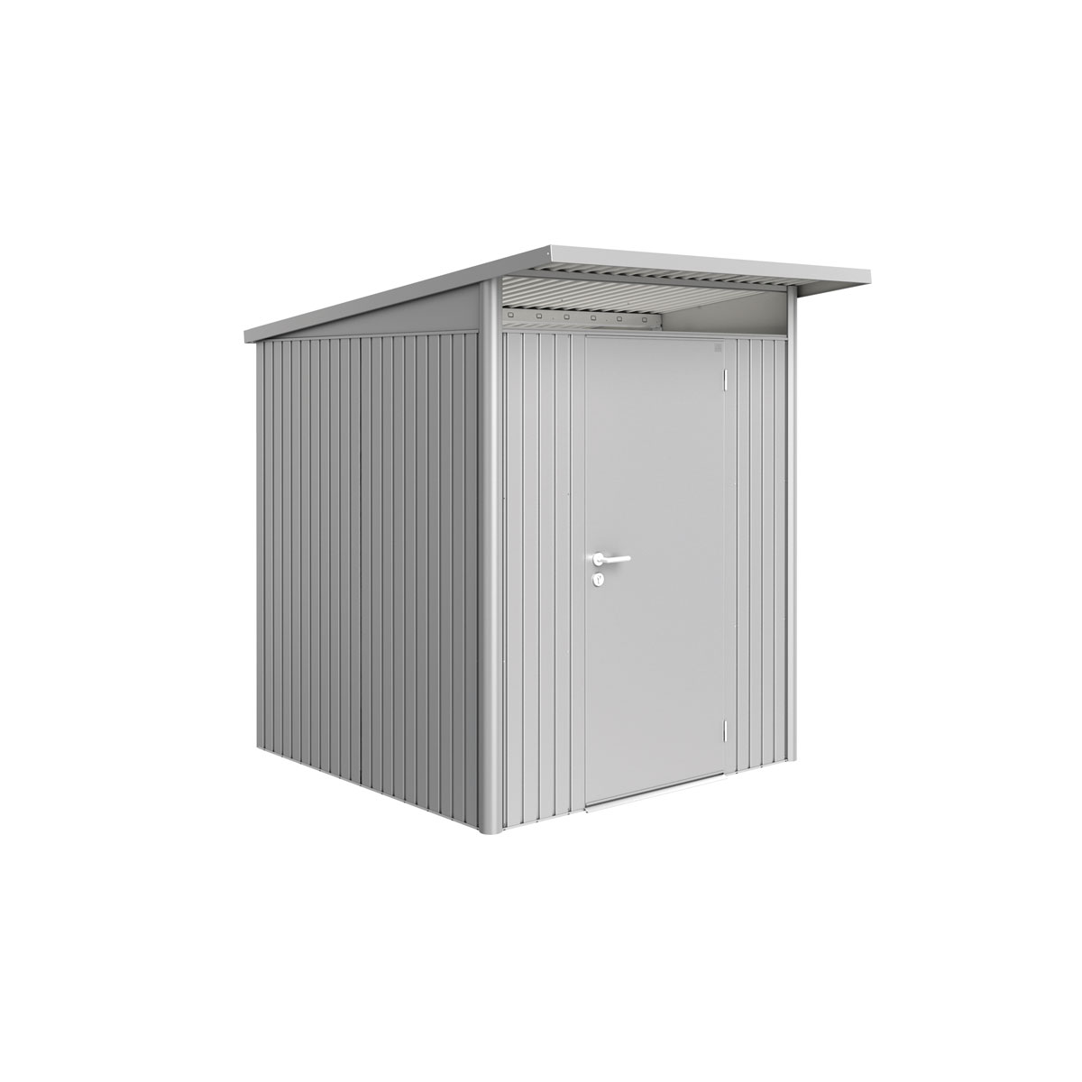 Biohort Geraetehaus AvantGarde A1 silber- metallic mit Standardtür