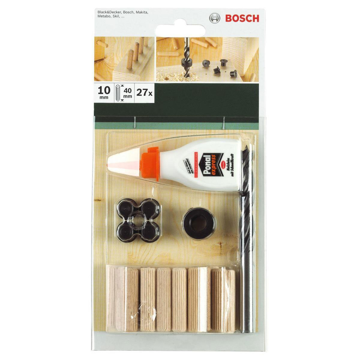 Bosch  DIY Dübelset 10 x 40 mm 27- teilig  Bild 4