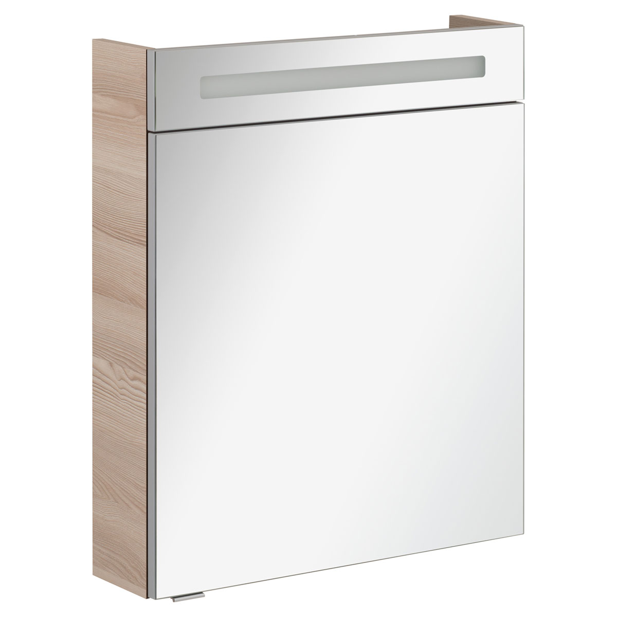 Fackelmann LED-Spiegelschrank B.clever 60 x 71 x 16 cm Alaska-Esche