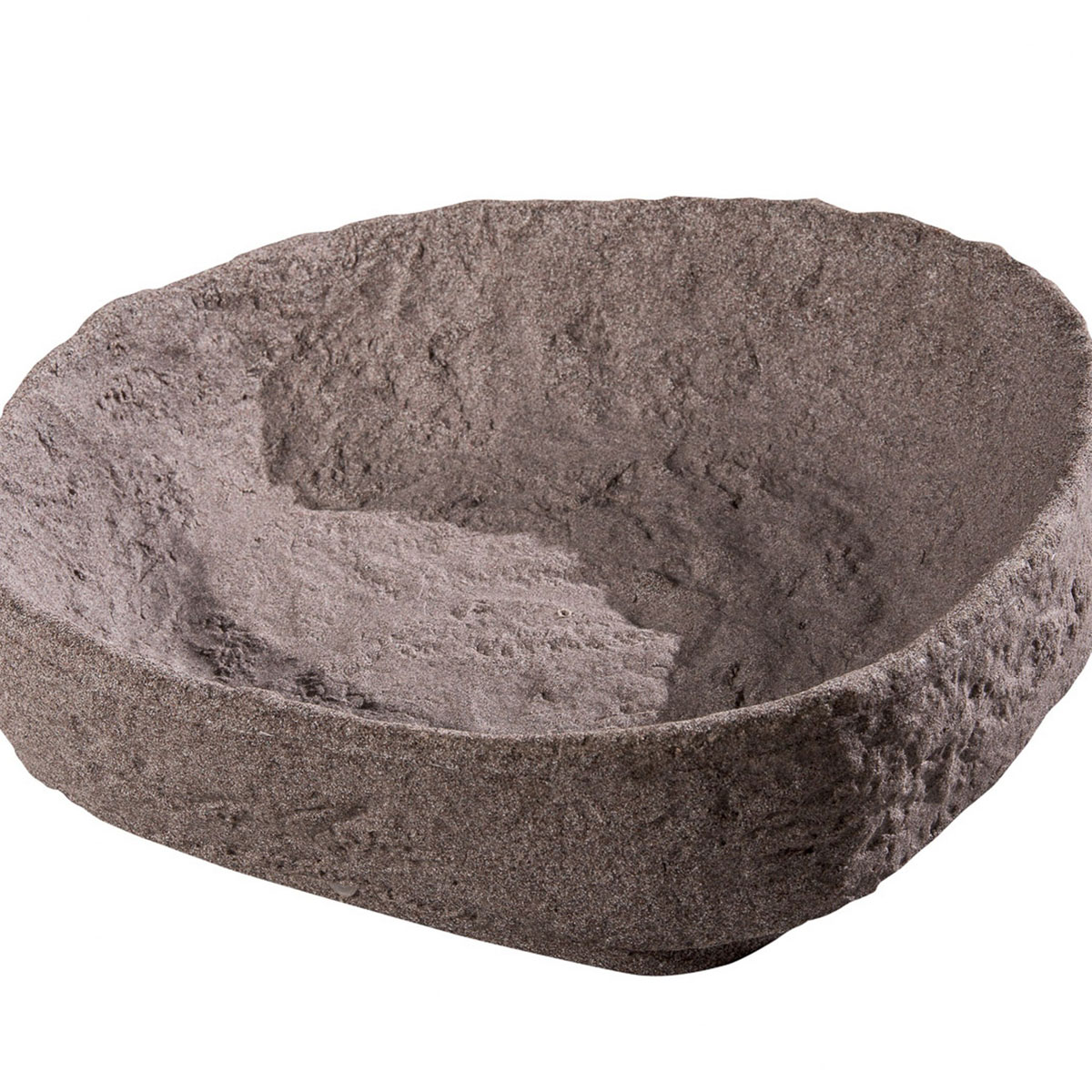 GreenLife Pflanzschale für den Dekor-Regenspeicher „Hinkelstein“, granitrot