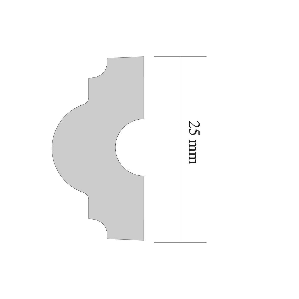 Zierleiste Melissa 1 x 2 m Bild 2