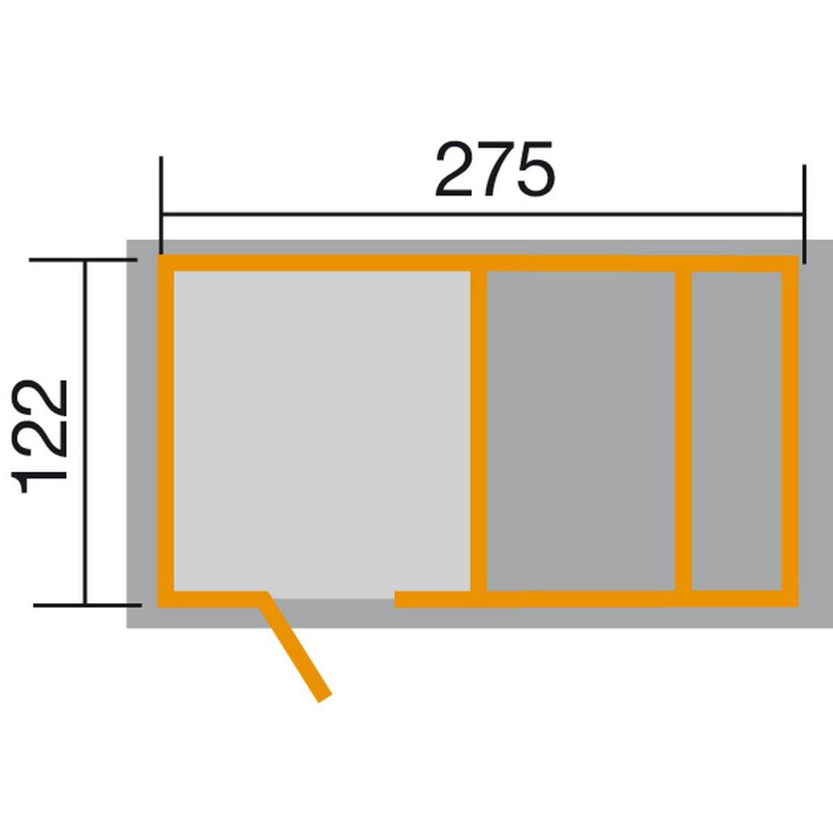 Weka Kinderspielplatz-Set Tabaluga 818 rot/weiss Bild 2