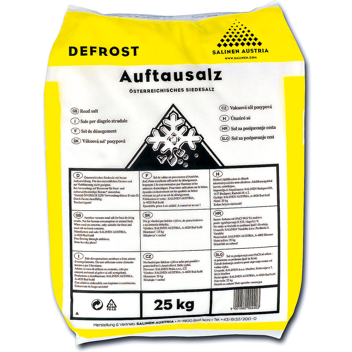 Auftausalz 25 kg