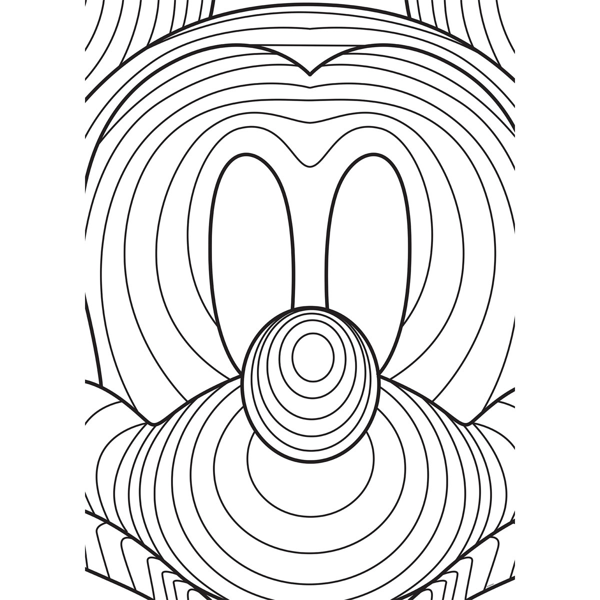 Komar  Wandbild Mickey Mouse Lines 40x50 cm Bild 2