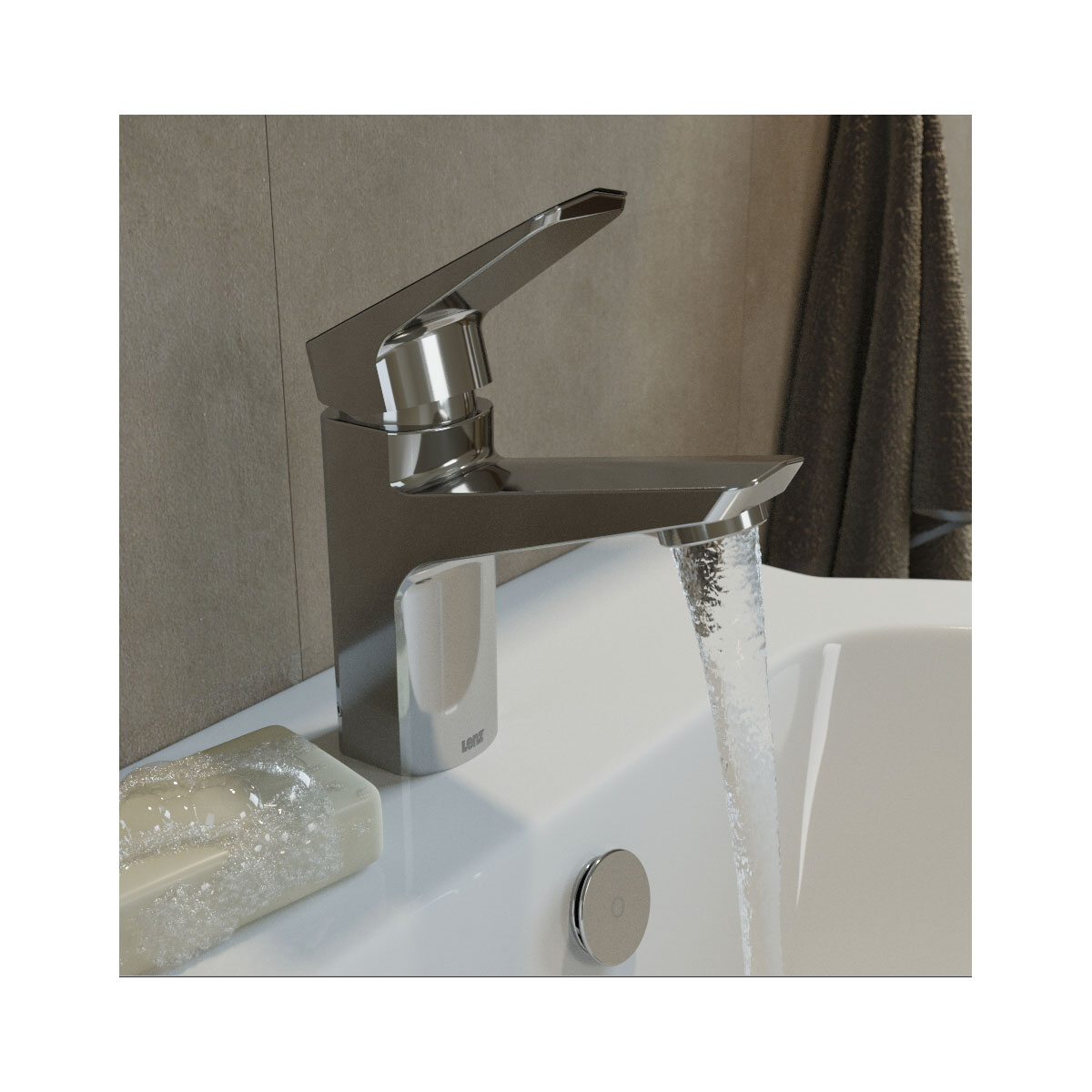 Lenz  Waschtischarmatur LEA chrom Bild 2