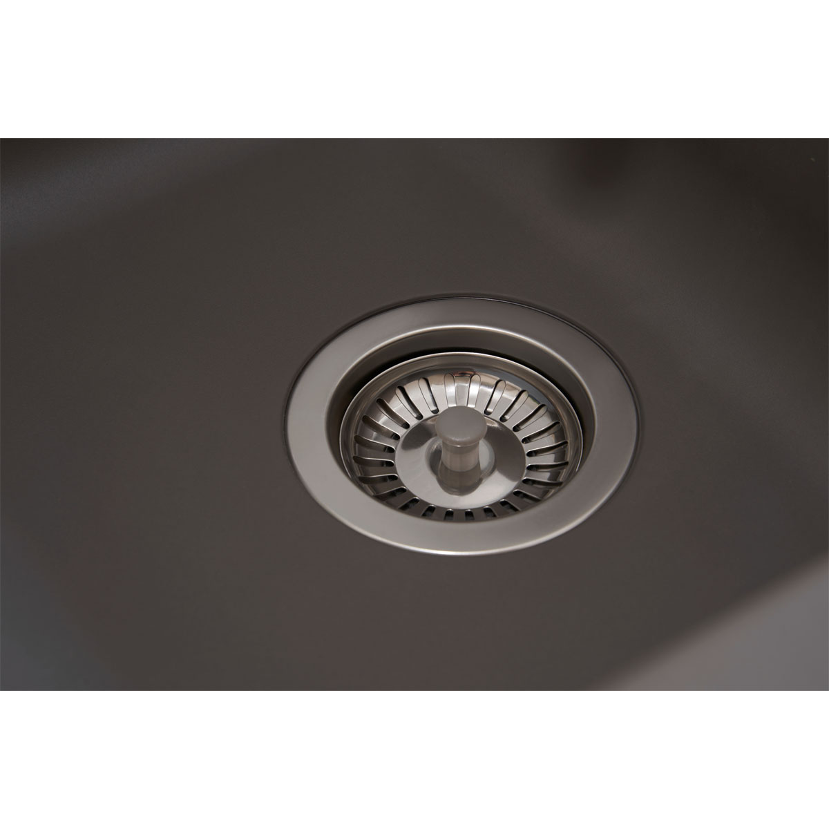 Respekta Spüle grau 86 cm Mineralit 1 Becken 1 Abtropffläche Bild 4