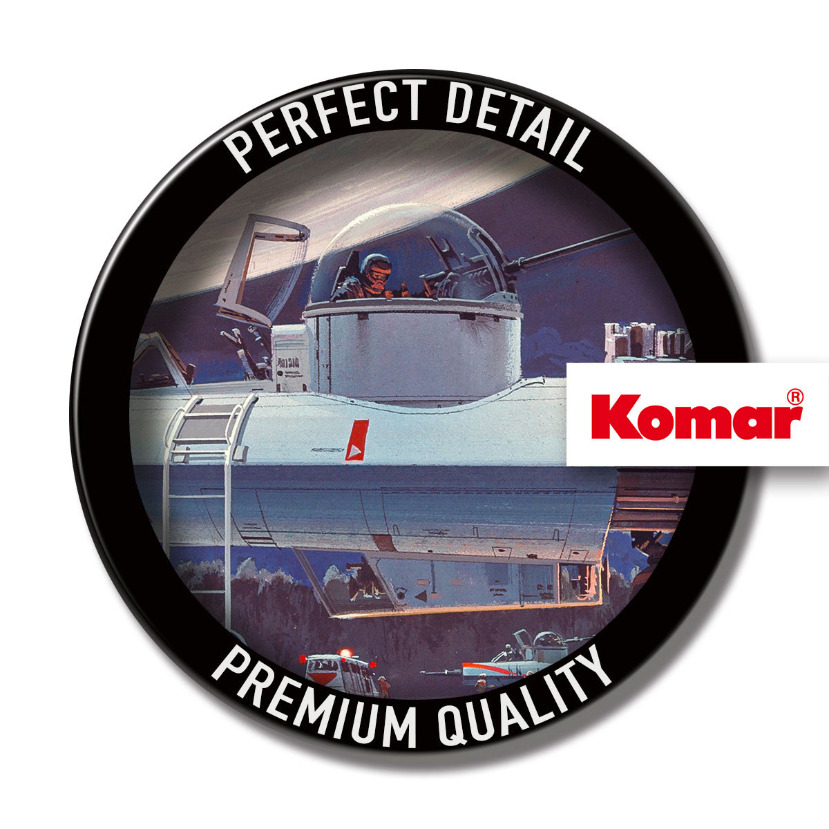 Komar  Wandbild Star Wars Classic Yavin Hangar 70x50 cm Bild 6