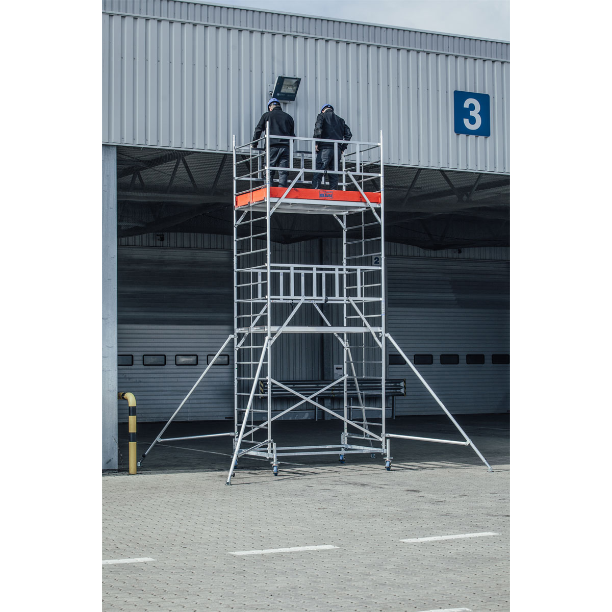Krause PROTEC XXL ALU-FAHRGERÜST BREITAUFBAU 2,00 x 1,20 M AH 2,90 M Bild 9