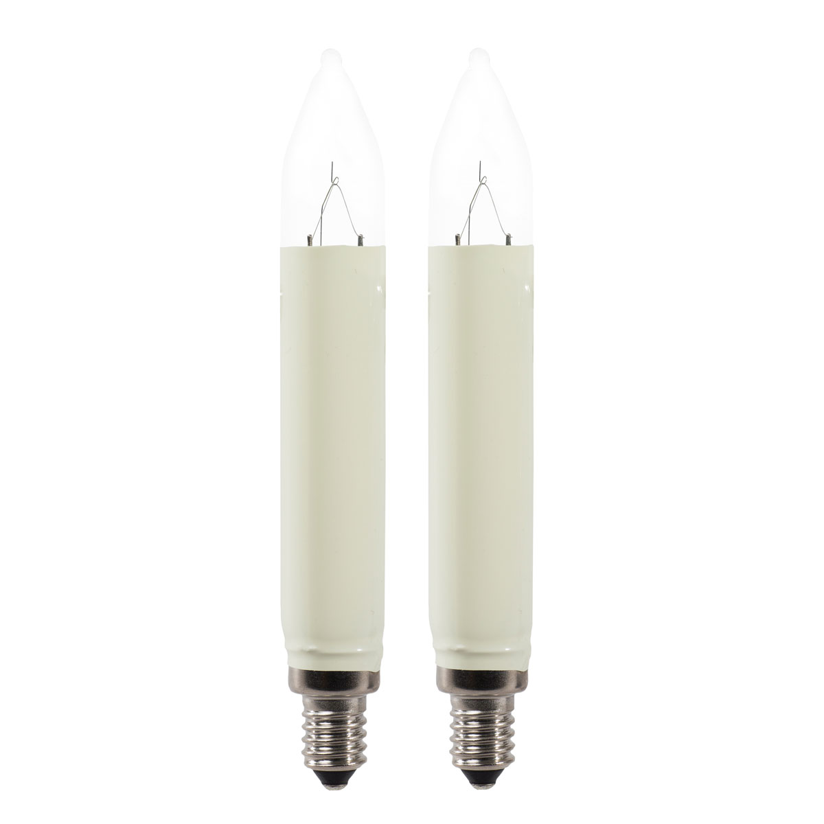 Schaftkerze 2er E-10-Gewinde 16 V 4 Watt für 15/16- flammige Lichterbögen