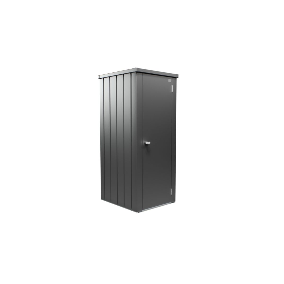 Biohort Terrassenschrank Julia Gr. L 78 x 87 x 181 cm dunkelgrau-metallic