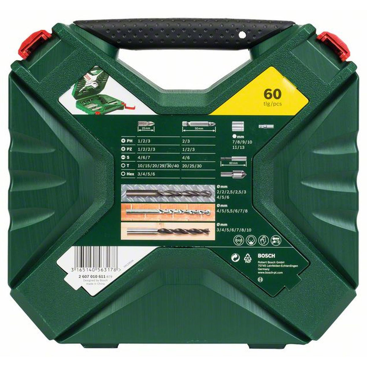 Bosch  Bohrer- und Schrauber-Set X-Line 60-teilig Bild 2