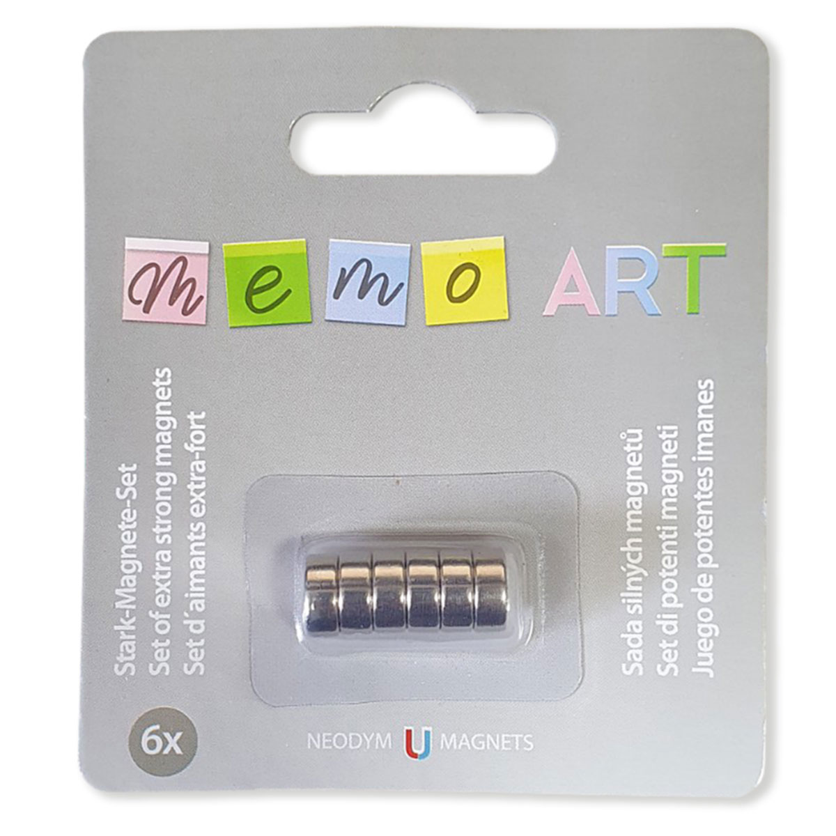 Memo-Art 6 runde Magnete Bild 2