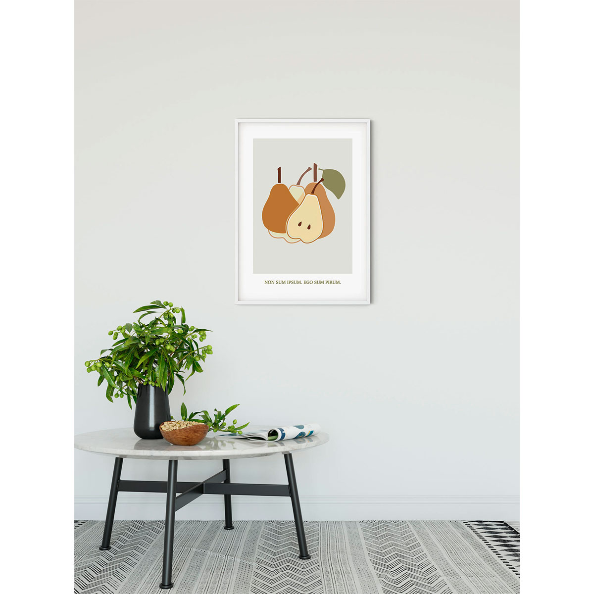 Komar  Wandbild Cultivated Pears 50x70 cm