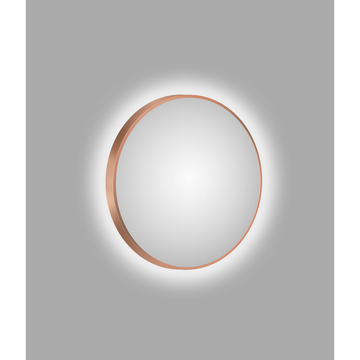 DSK  Design LED Lichtspiegel Silver Barbier Copper Dm 50 cm Bild 2