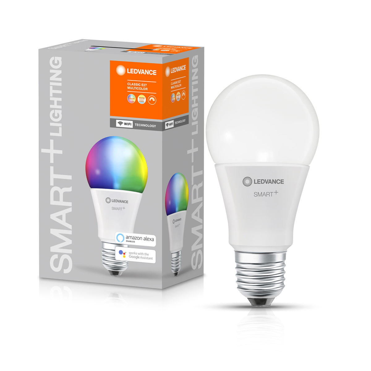 Ledvance SMART+ Smartes LED-Leuchtmittel WiFi CLA60 RGB Bild 1