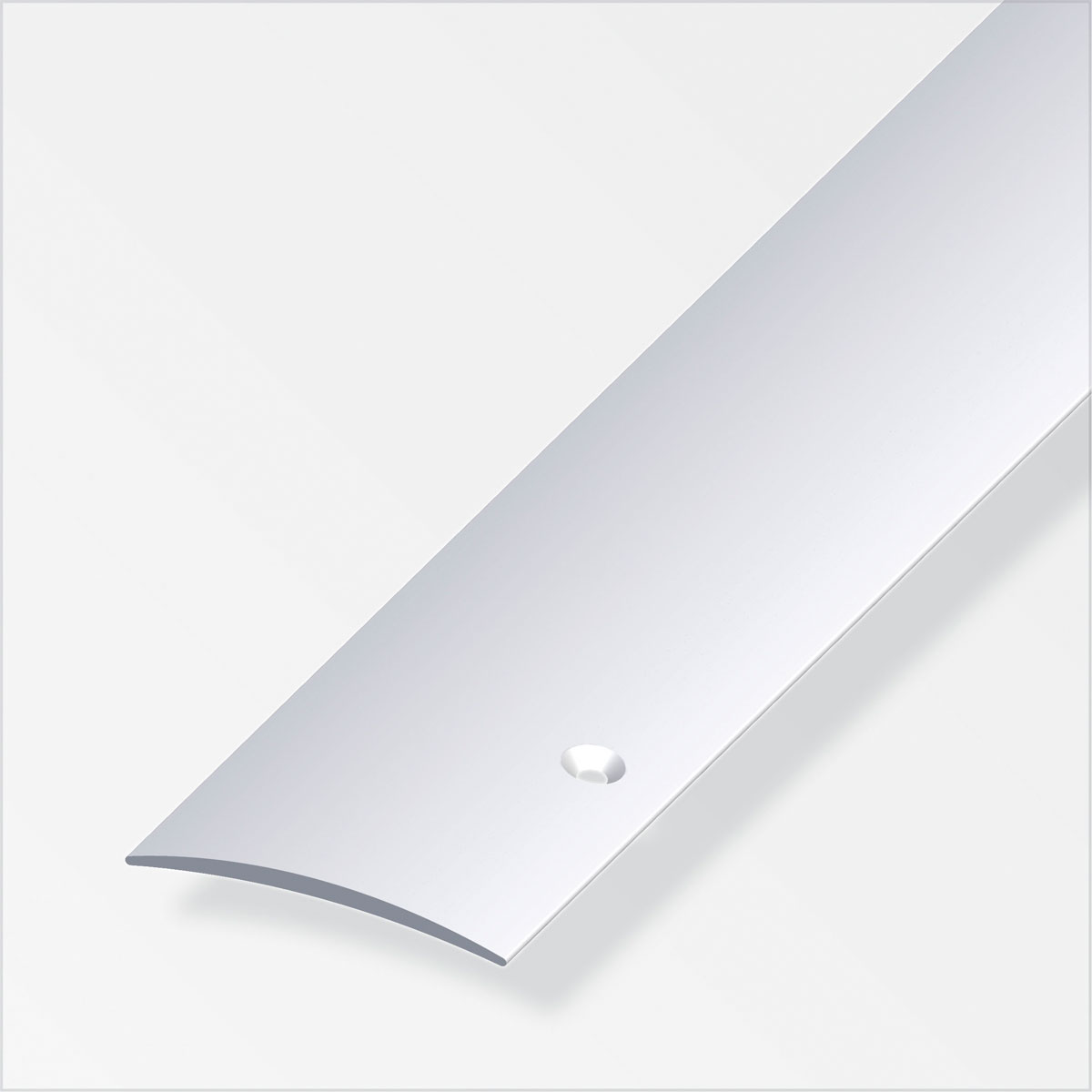 Alfer Übergangsprofil 40 x 5 mm 1m seitlich gelocht silber