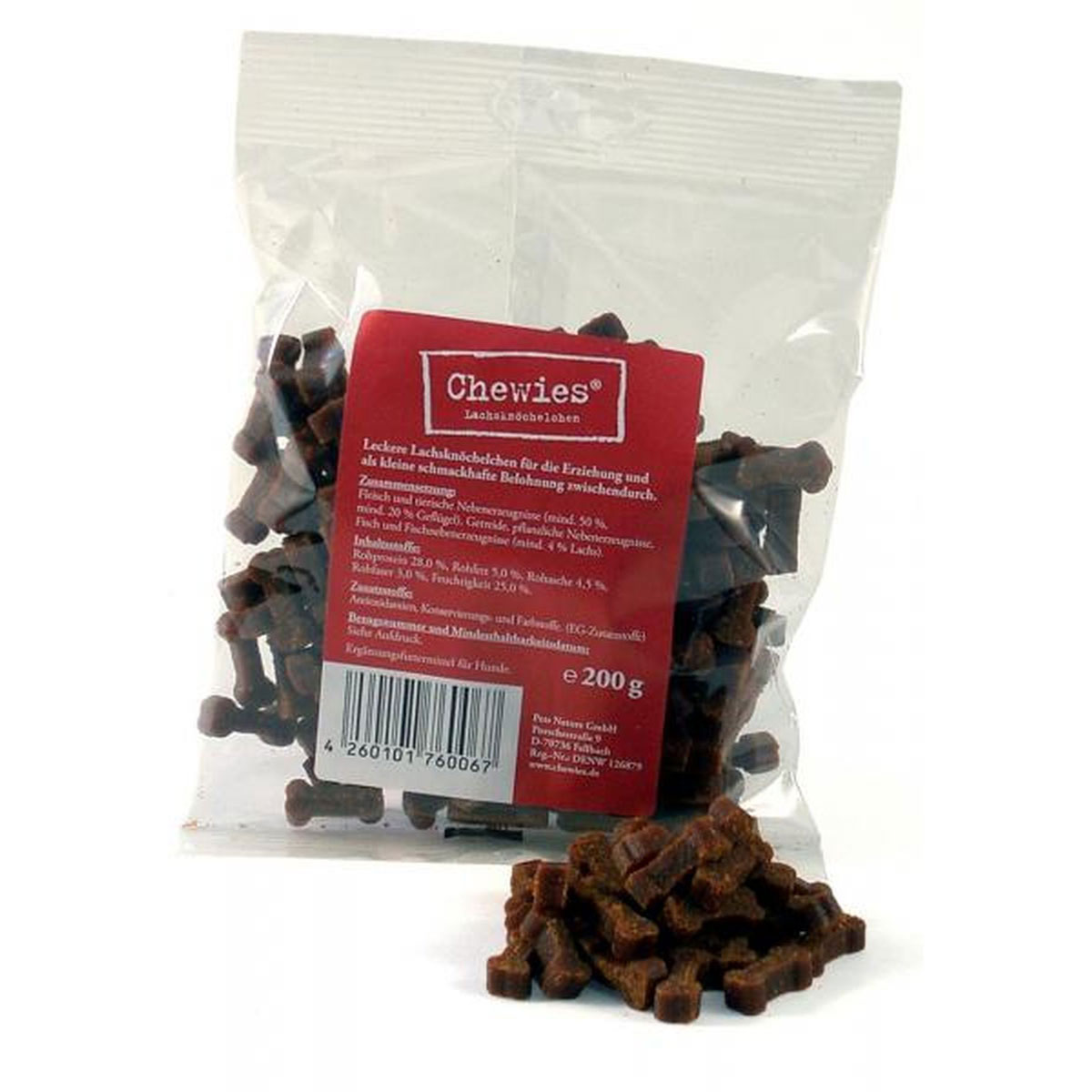 Dog Chewies Lachsknöchelchen 200g