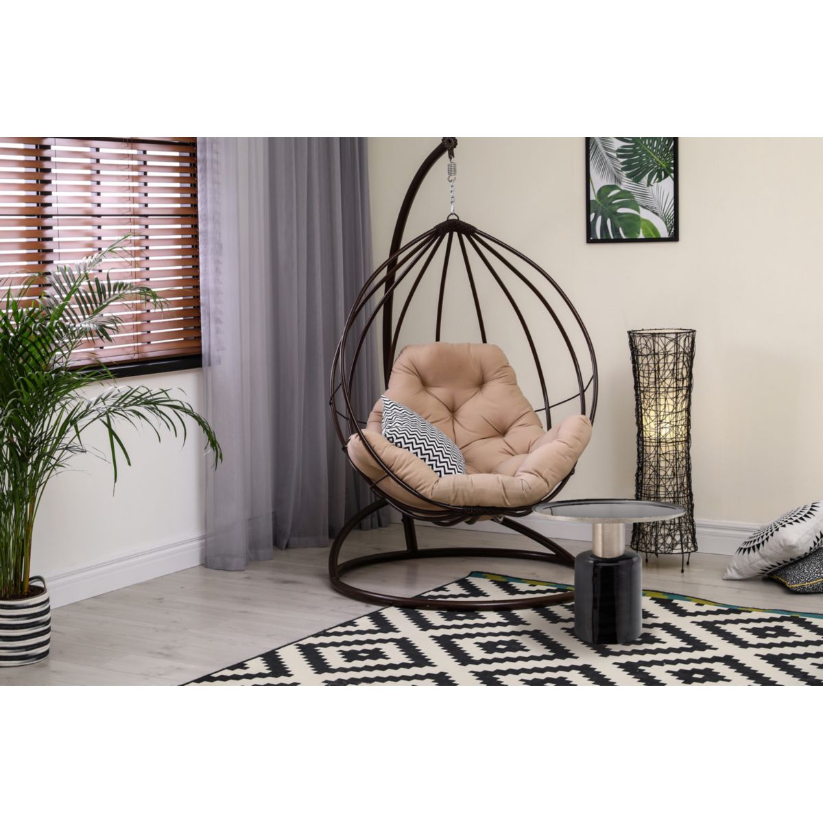 Beistelltisch Art Deco 725 schwarz silber Bild 3