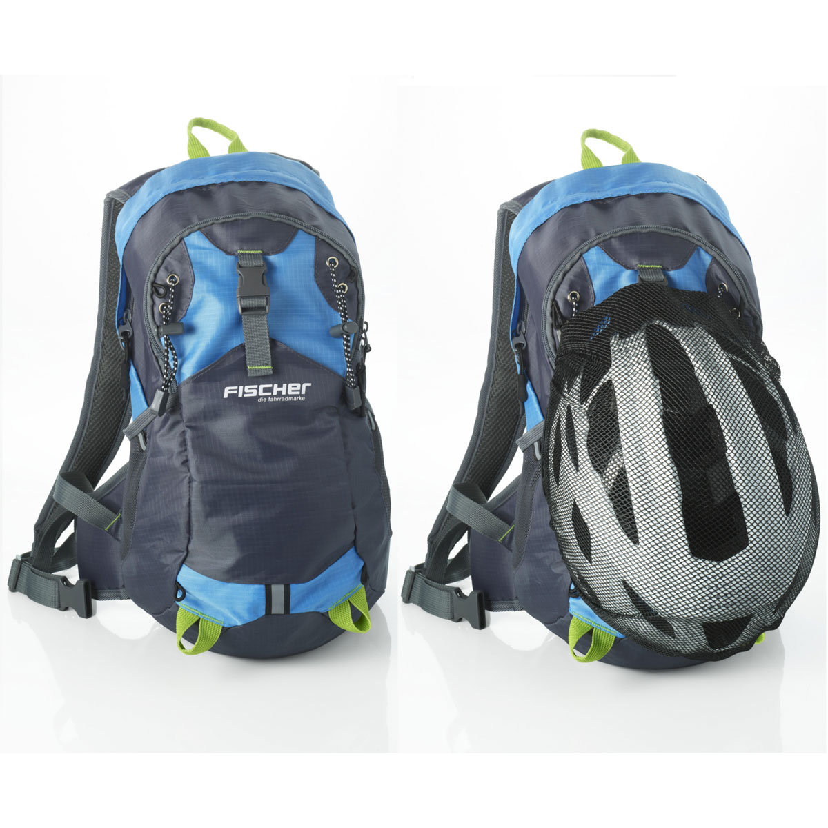 Fischer  Fahrrad Rucksack mit Helmnetz Bild 2