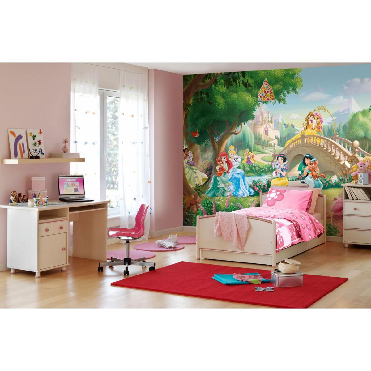 Komar Papier-Fototapete Princess Palace Pets 8-teilig 368 x 254 cm Bild 2