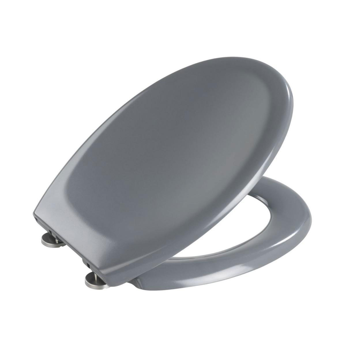 Wenko Premium WC-Sitz Ottana Dunkelgrau antibakteriell mit Absenkautomatik Bild 3