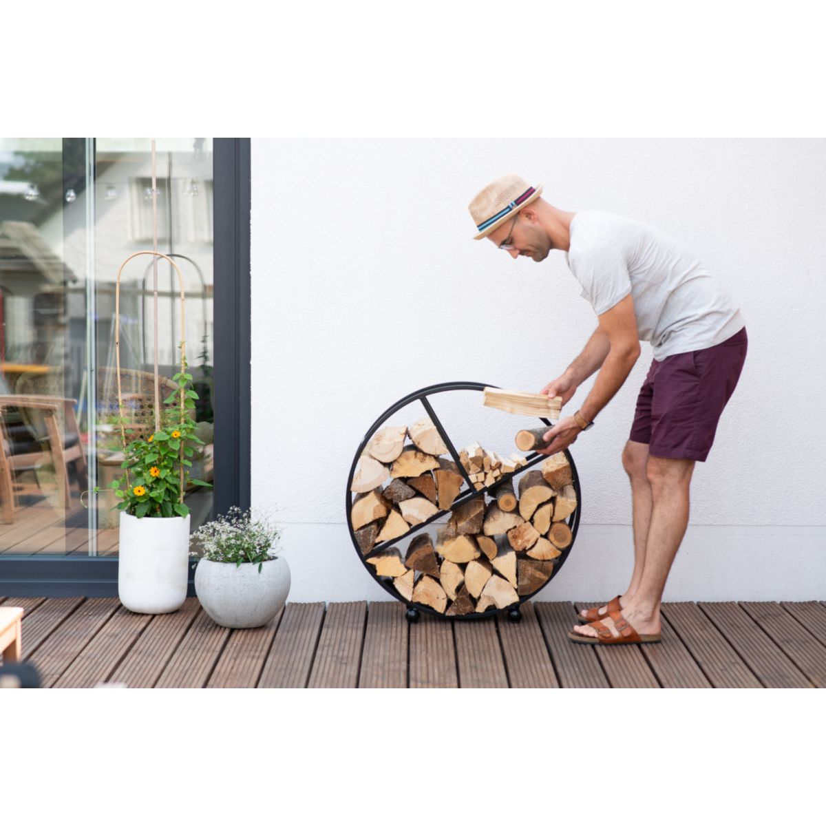 Westmann Kaminholzregal Osiris 20x80x82 cm Bild 5