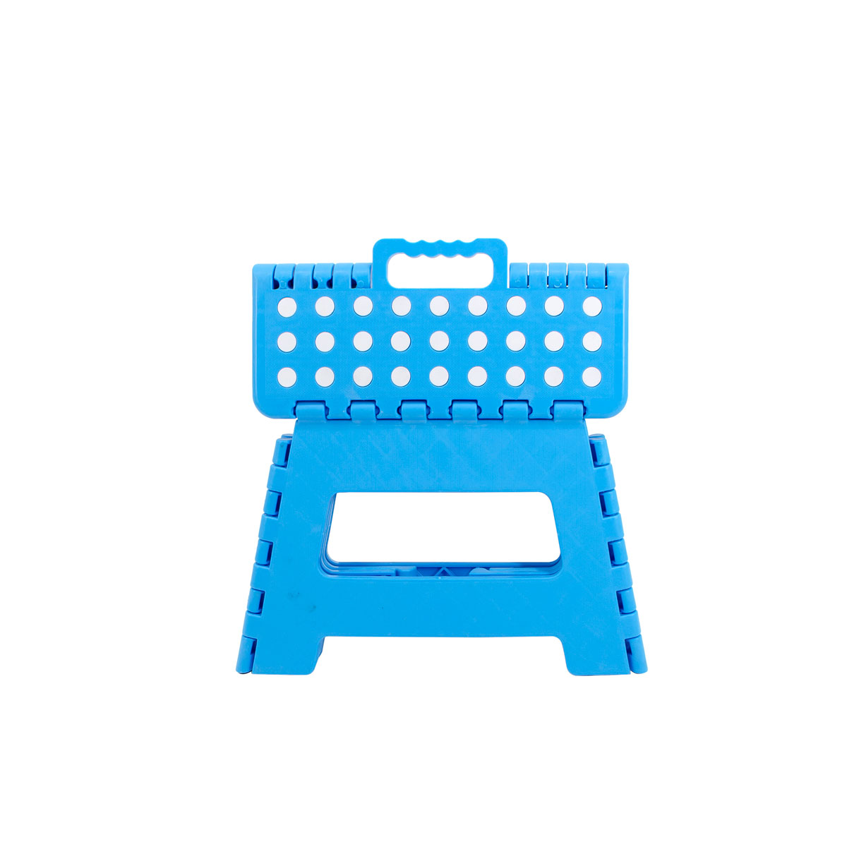 Basic Klapphocker 25 x 28 x 23 cm blau mit Tragegriff Bild 2