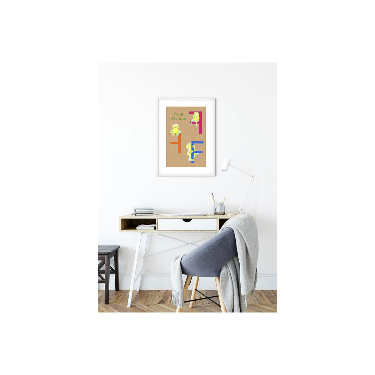 Komar  Wandbild ABC Animal F 40x50 cm Bild 7